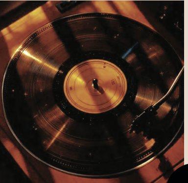 Vinyl record, representing music collaborations